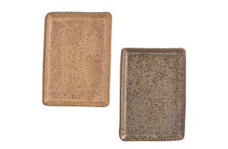 PRATO RETANGULAR RÚSTICO VERDE